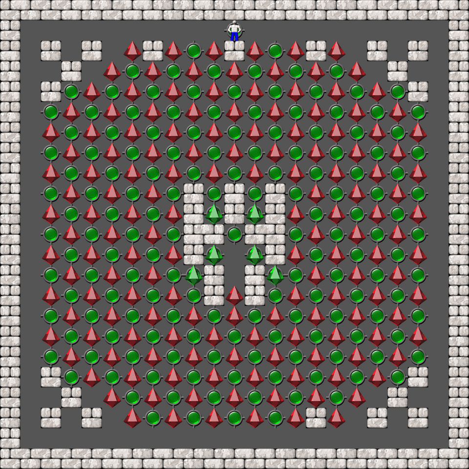 Sokoban Mass Remodel level 1357